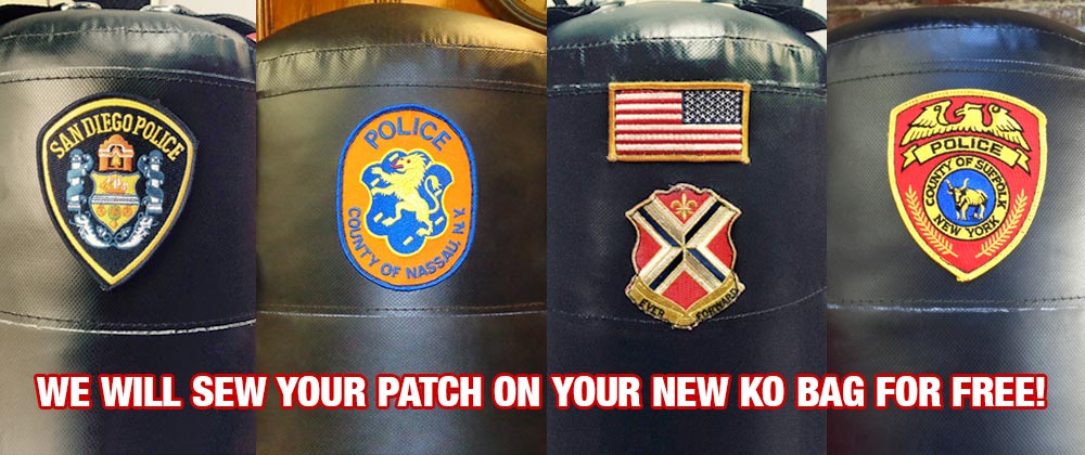 Your Patch Sewn on Your New KO Bag for Free!